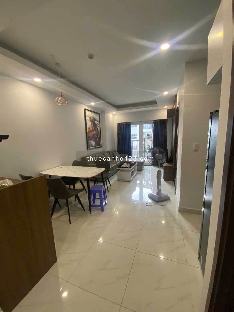 Chung cư Botanica, Hồng Hà, P2 Tân Bình: 74m2, 2p ngủ, 2wc 17tr/tháng