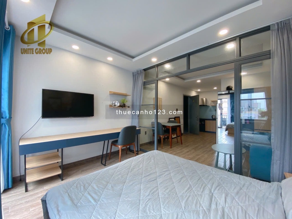 Căn hộ 1PN Nội Thất Cao Cấp - Ban Công Lớn - 5 phút qua Phú Mỹ Hưng, SC Vivo , Lotte