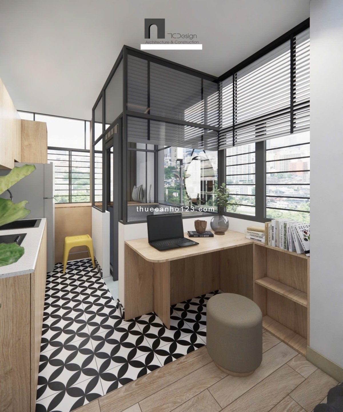 Cho Thuê Studio cao cấp, Tân Quy Q7 thích hợp 1ng ở hoặc cặp đôi