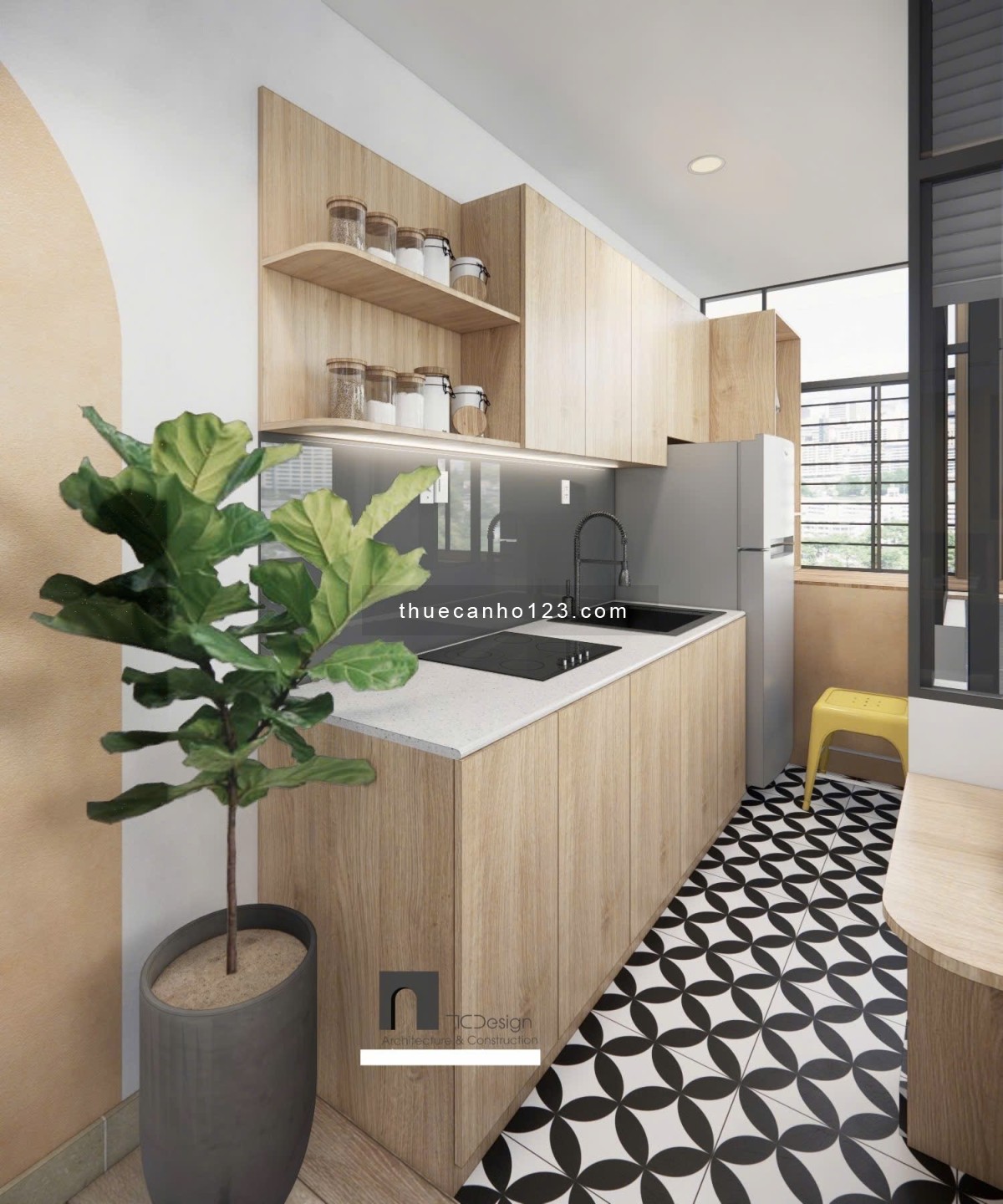 Cho Thuê Studio cao cấp, Tân Quy Q7 thích hợp 1ng ở hoặc cặp đôi