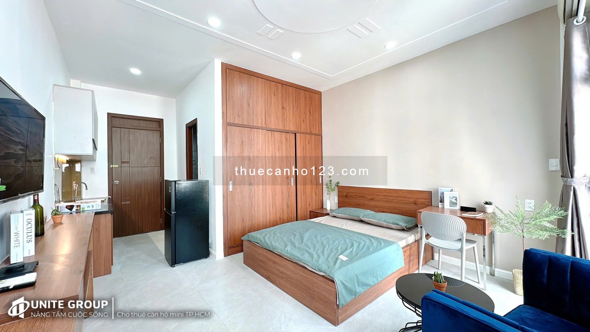 Căn Hộ Ban Công Quận 3 Đầy Đủ Nội Thất - Thang máy gần Công Trường Dân Chủ , Ga Sài Gòn , ĐH Sài Gòn