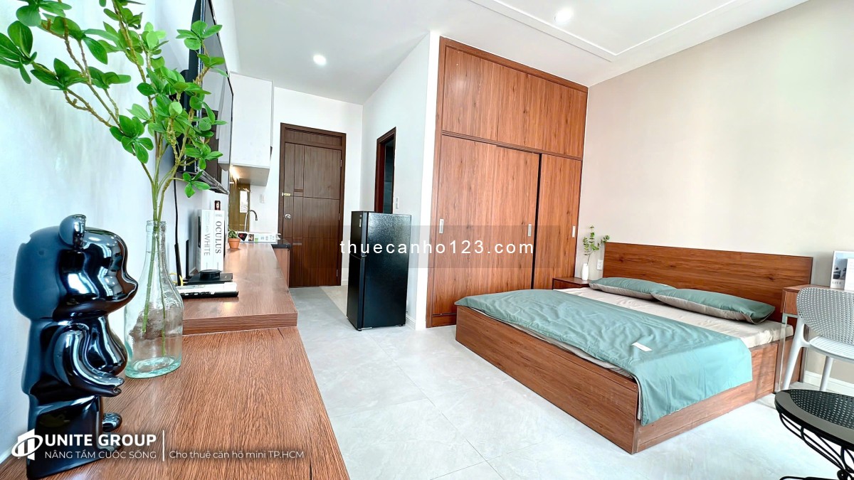 Căn Hộ Ban Công Quận 3 Đầy Đủ Nội Thất - Thang máy gần Công Trường Dân Chủ , Ga Sài Gòn , ĐH Sài Gòn