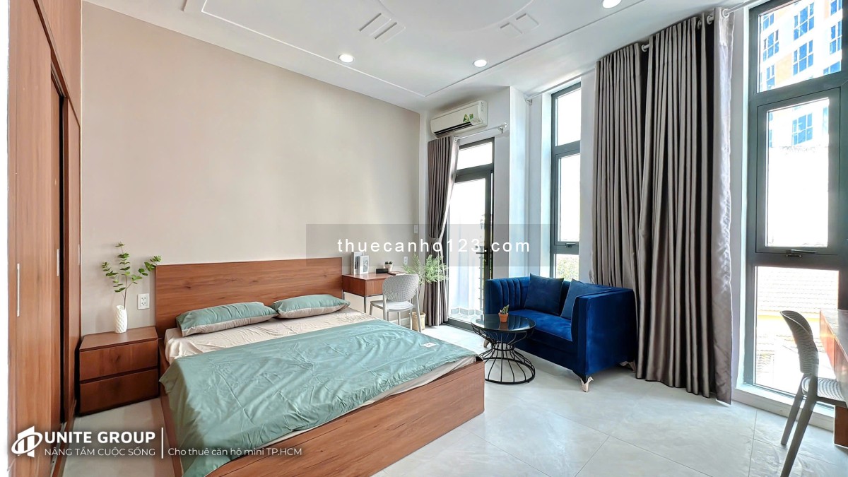 Căn Hộ Ban Công Quận 3 Đầy Đủ Nội Thất - Thang máy gần Công Trường Dân Chủ , Ga Sài Gòn , ĐH Sài Gòn