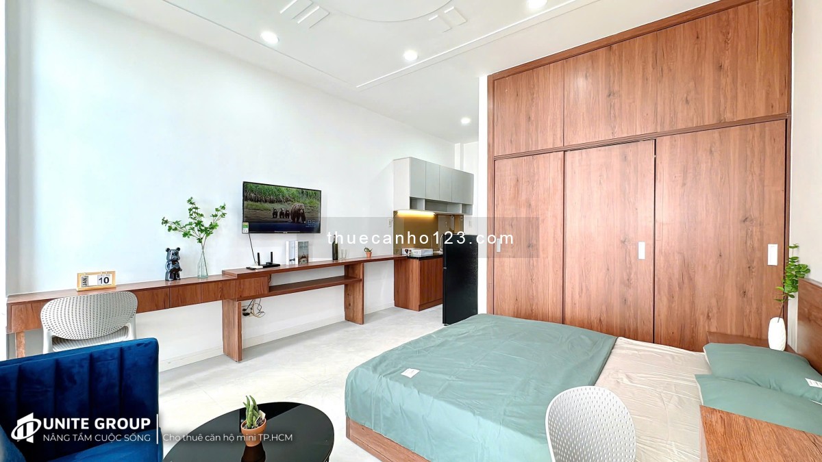 Căn Hộ Ban Công Quận 3 Đầy Đủ Nội Thất - Thang máy gần Công Trường Dân Chủ , Ga Sài Gòn , ĐH Sài Gòn