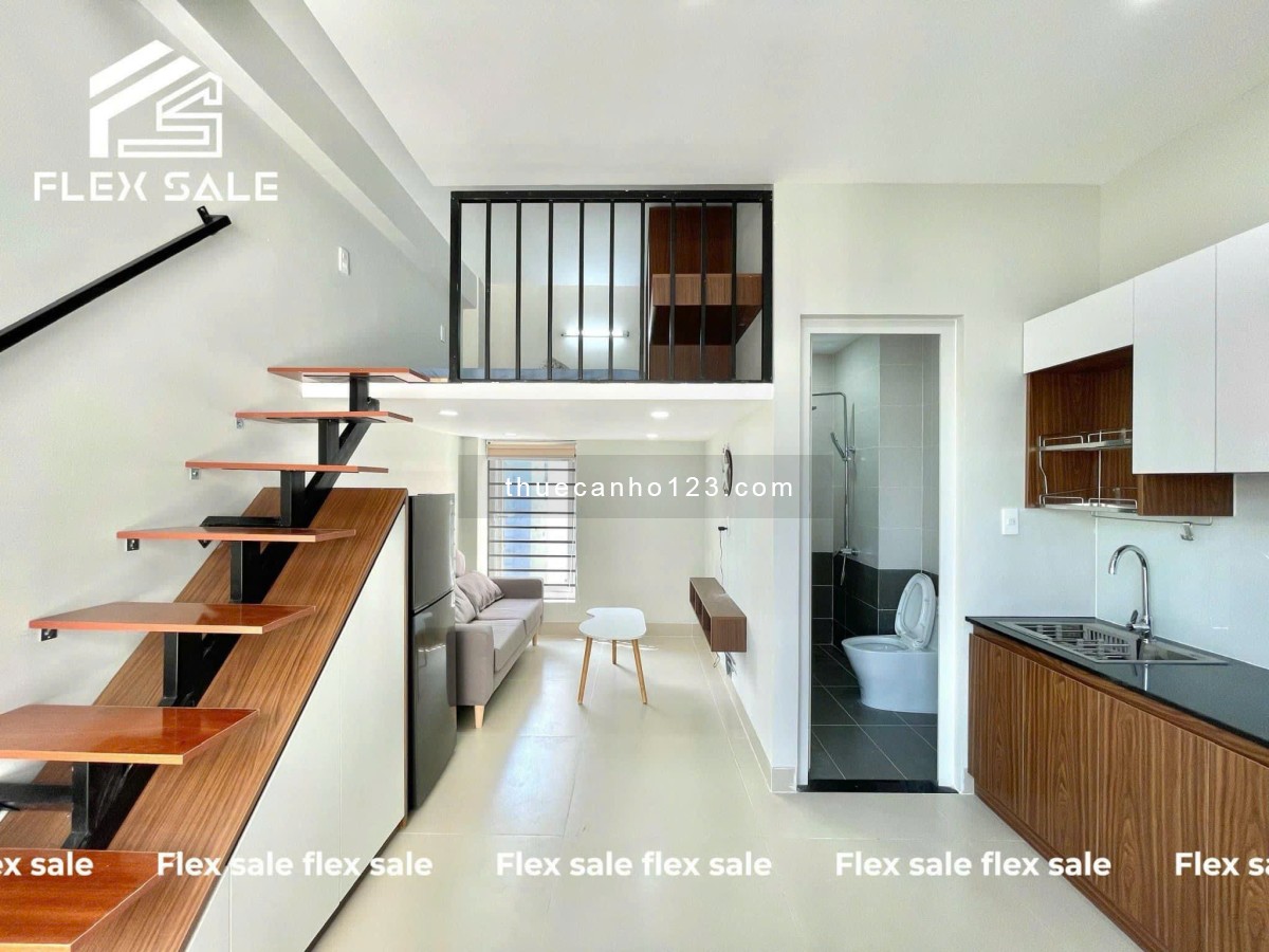 Căn Hộ Duplex Gác Cao 1m5 Full NT Có Thang Máy Ngay Mặt Tiền Bạch Đằng Quận Bình Thạnh