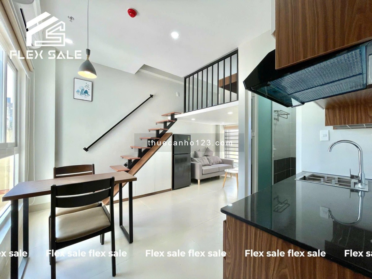 Căn Hộ Duplex Gác Cao 1m5 Full NT Có Thang Máy Ngay Mặt Tiền Bạch Đằng Quận Bình Thạnh