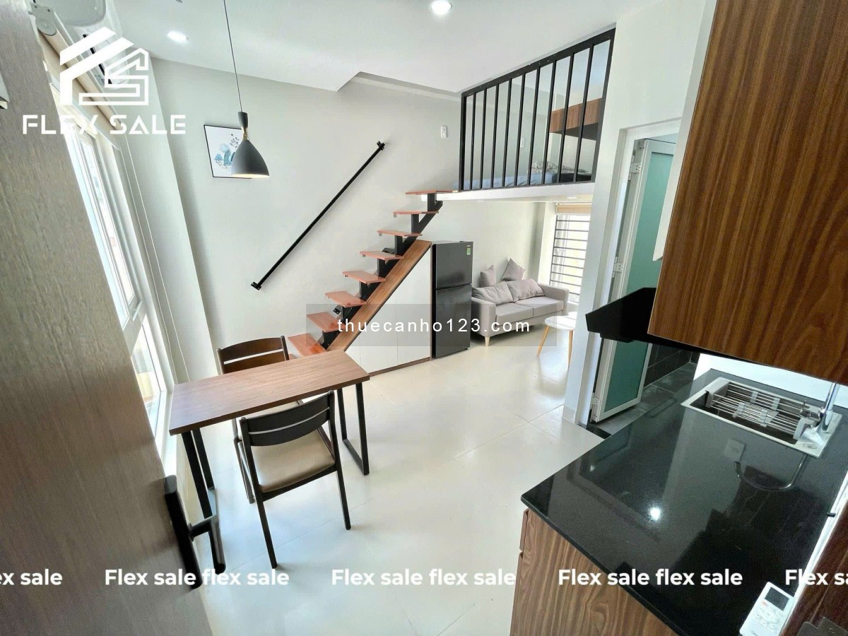 Căn Hộ Duplex Gác Cao 1m5 Full NT Có Thang Máy Ngay Mặt Tiền Bạch Đằng Quận Bình Thạnh