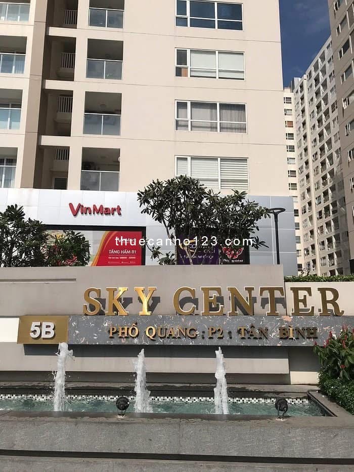 Cho thuê Sky Center 75m2, 2 phòng ngủ, đầy đủ nội thất, ở liền. LH: 0981170149 Mr Văn