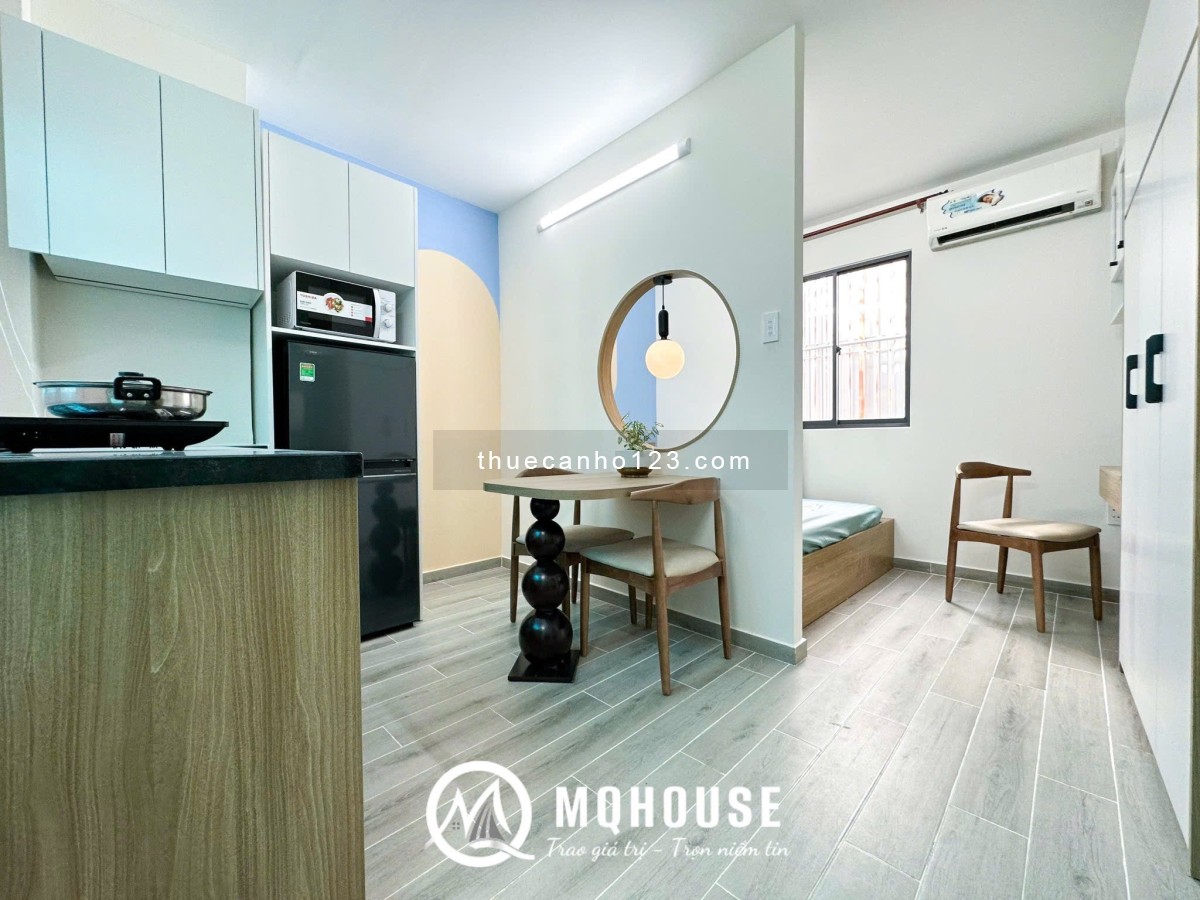 Cho thuê căn hộ Lê Văn Sỹ quận 3 tách bếp máy giặt riêng cửa sổ gần co.opmart nhiêu lộc