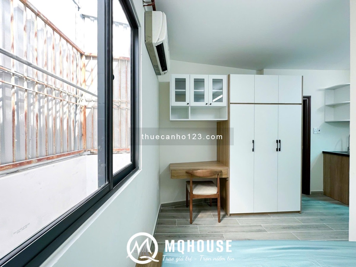 Cho thuê căn hộ Lê Văn Sỹ quận 3 tách bếp máy giặt riêng cửa sổ gần co.opmart nhiêu lộc