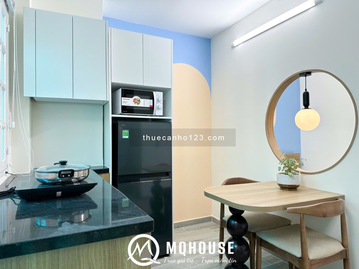 Cho thuê căn hộ Lê Văn Sỹ quận 3 tách bếp máy giặt riêng cửa sổ gần co.opmart nhiêu lộc