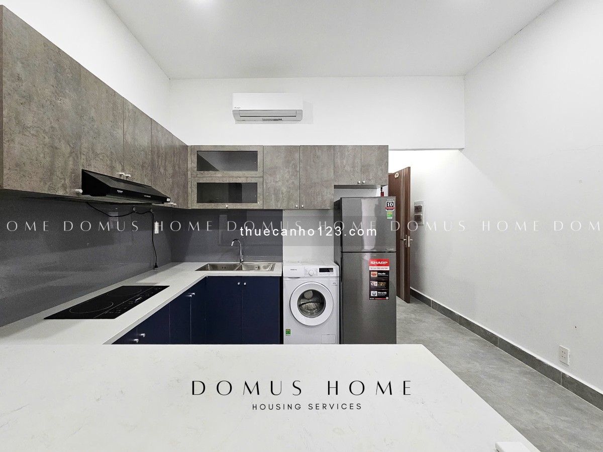 Căn hộ 1 phòng ngủ xì tai minimalist ngay gần khu Bùi Viện Q1