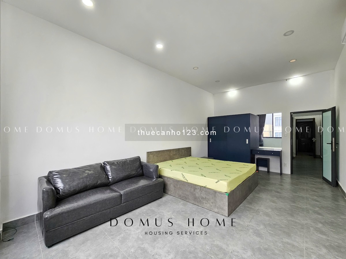 Căn hộ 1 phòng ngủ xì tai minimalist ngay gần khu Bùi Viện Q1