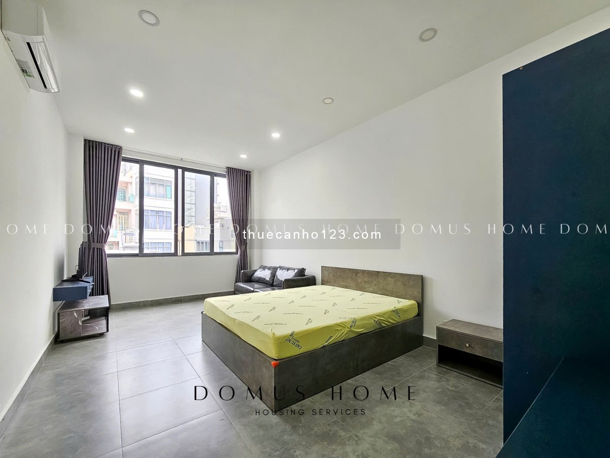Căn hộ 1 phòng ngủ xì tai minimalist ngay gần khu Bùi Viện Q1