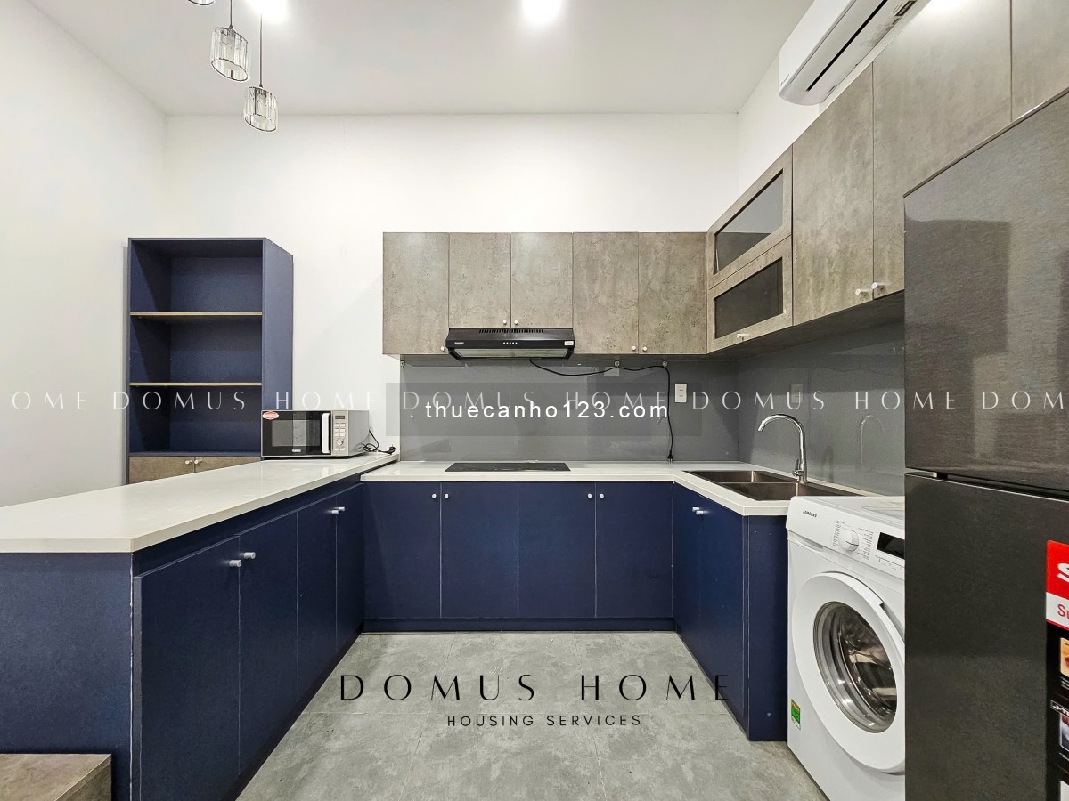 Căn hộ 1 phòng ngủ xì tai minimalist ngay gần khu Bùi Viện Q1