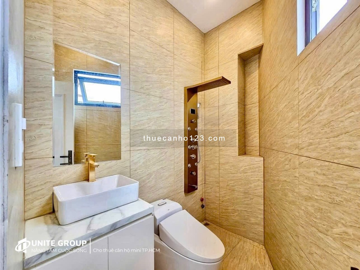 Trống CHDV 1PN ban công full nội thất gần Cầu Tân Thuận, siêu thị Go