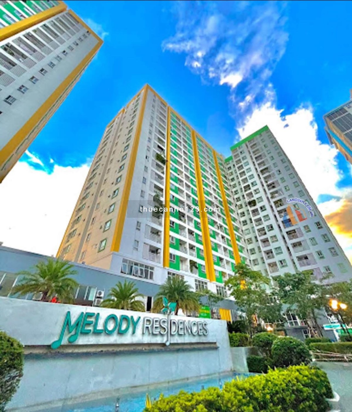 Cho thuê Melody Âu Cơ Quận Tân Phú, 73m2, 2pn,2wc, Nội thất đầy đủ, ở liền.Lh: 0981170149 Văn Căn Hộ