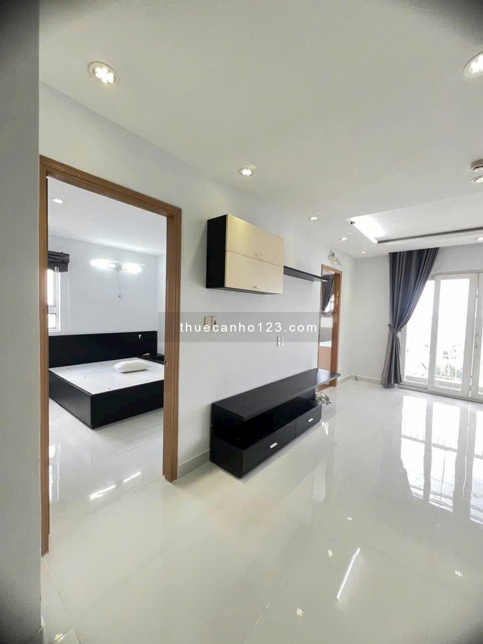 Chung cư Carillon 6, Hoà Bình, Hoà Thạnh, TP: 93m2, 3PN, 2WC, Nội Thất 10tr5
