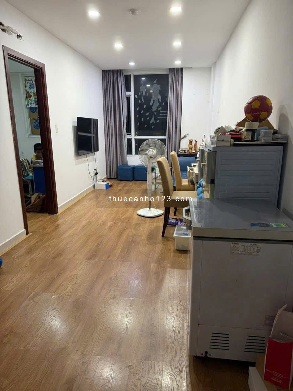 Cho thuê CC Khang Gia, Đường 45, P14 Gò Vấp: 57m2, 2PN, 2WC, nội thất đủ 7tr5