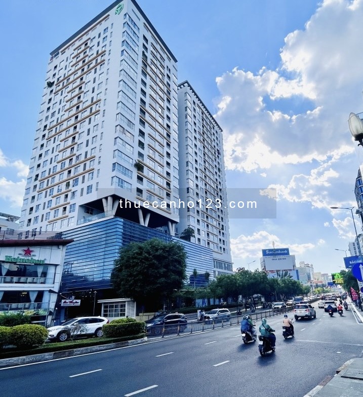 Cho thuê căn hộ cao cấp The Prince Residence 110m2, thiết kế 3 phòng ngủ, 2 toilets, đủ nội thất xịn