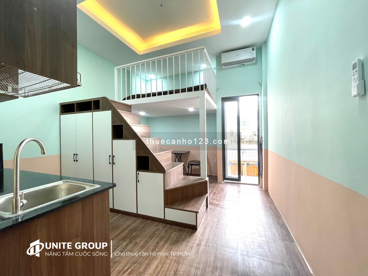 DUPLEX BAN CÔNG QUẬN 1 GẦN CẦU NGUYỄN VĂN CỪ, NOWZONE,NGÃ 6 CỘNG HÒA