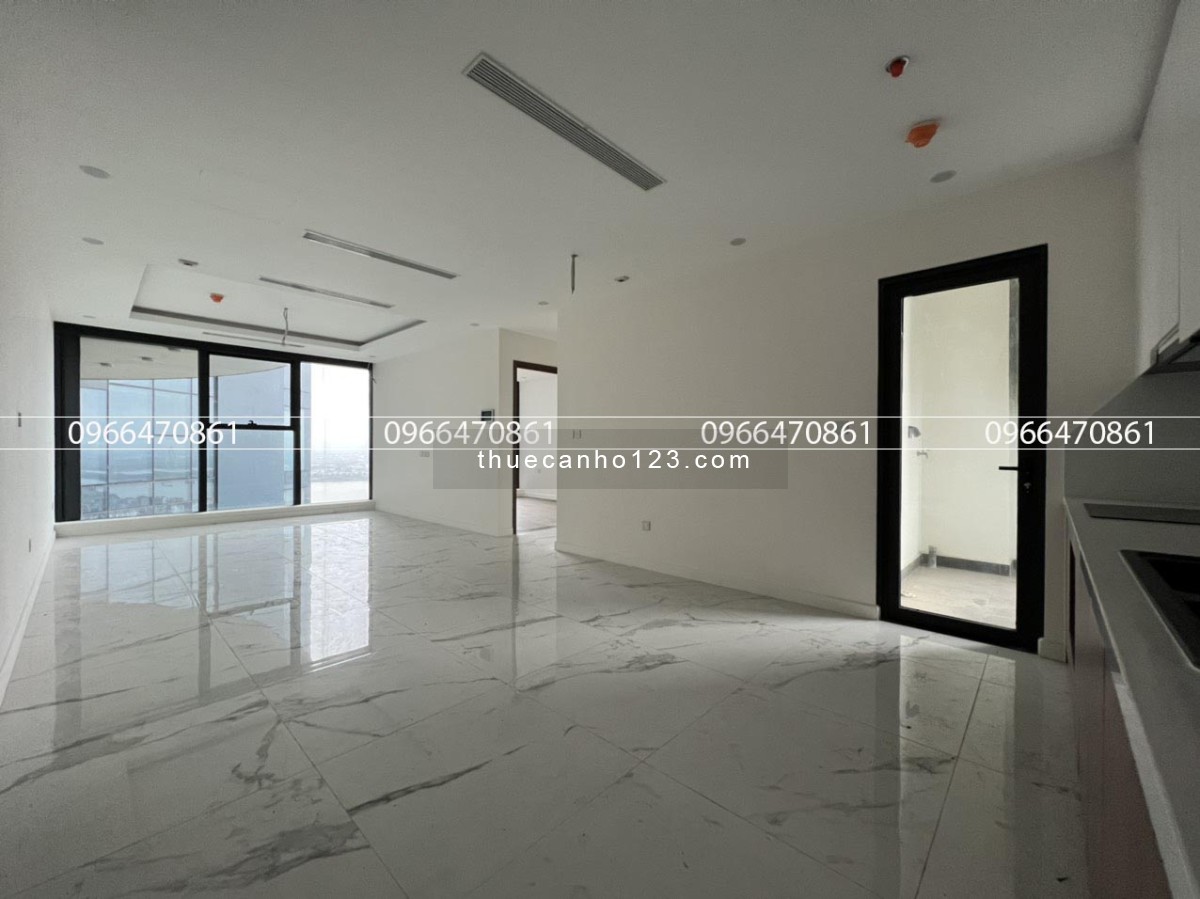 Cho thuê 3 ngủ - Sunshine City - 17tr/ tháng - 117m2 thông thủy - 0966470861