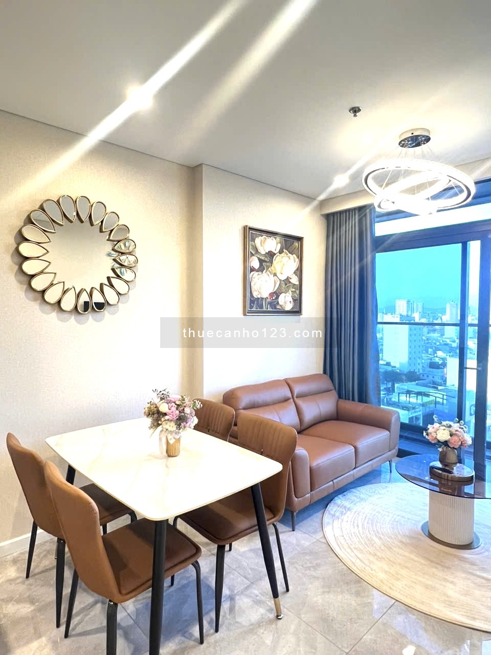 Cho thuê căn hộ cao cấp Filmore mới 100% View cầu Rồng, sông Hàn 1 &2 PN tầng cao