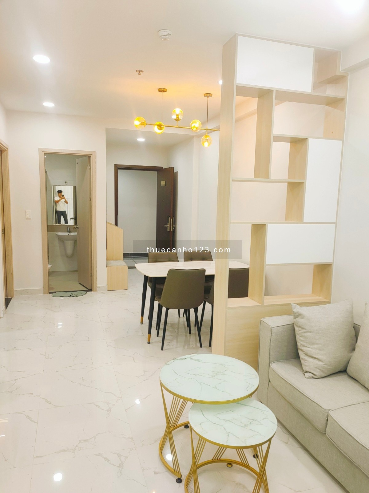 Cho thuê Charm City Dĩ An 2PN2WC 70m2 Full Nội Thất giá 8 triệu/tháng