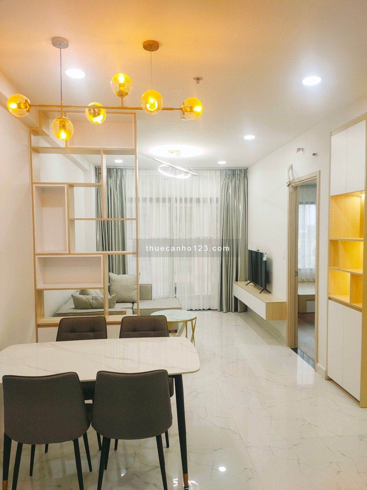 Cho thuê Charm City Dĩ An 2PN2WC 70m2 Full Nội Thất giá 8 triệu/tháng