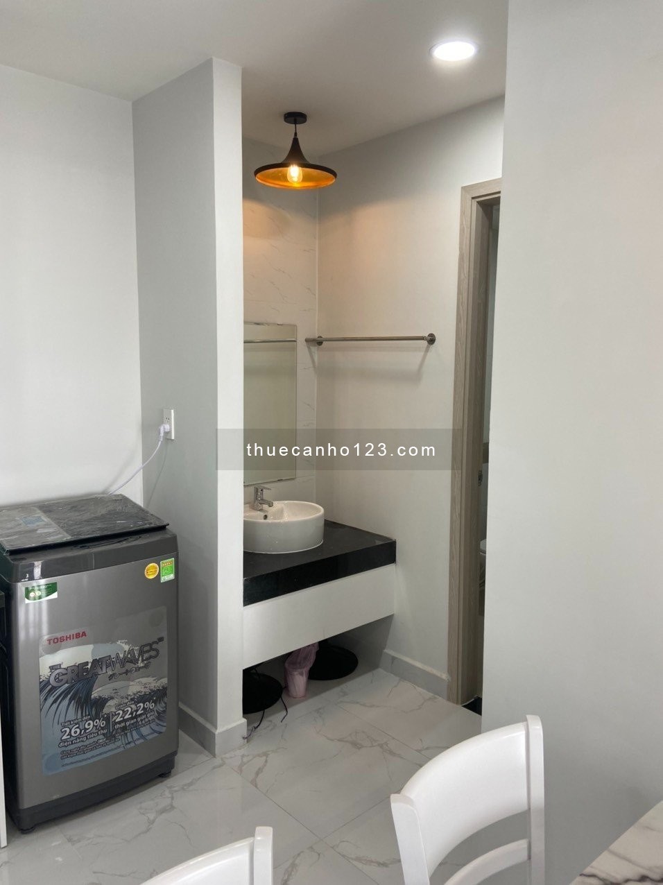 Charm City cho thuê căn hộ 2PN1WC 55m2 Full nội thất giá 6,5tr/tháng