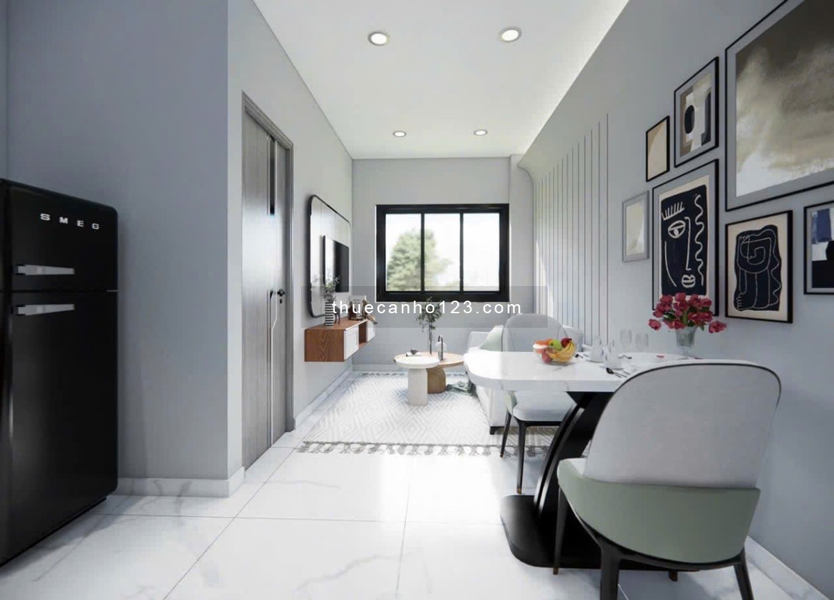 Hàng siêu hiếm! Studio full nội thất, cửa sổ cực rộng, 30m2, Nơ Trang Long, Bình Thạnh