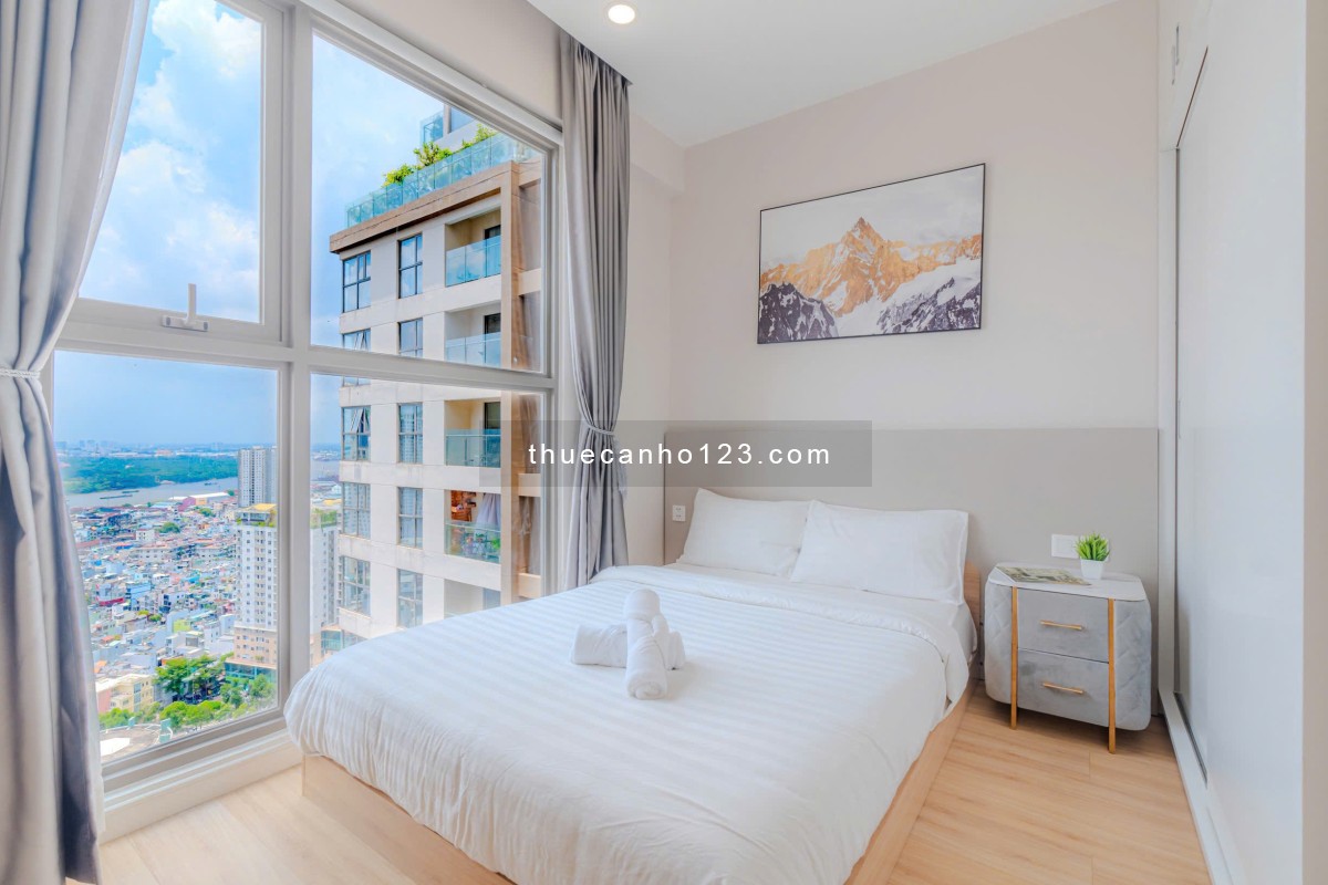 Cho Thuê Căn Hộ 2 phòng ngủ Millennium, Bến Vân Đồn Quận 4, nhà siêu đẹp