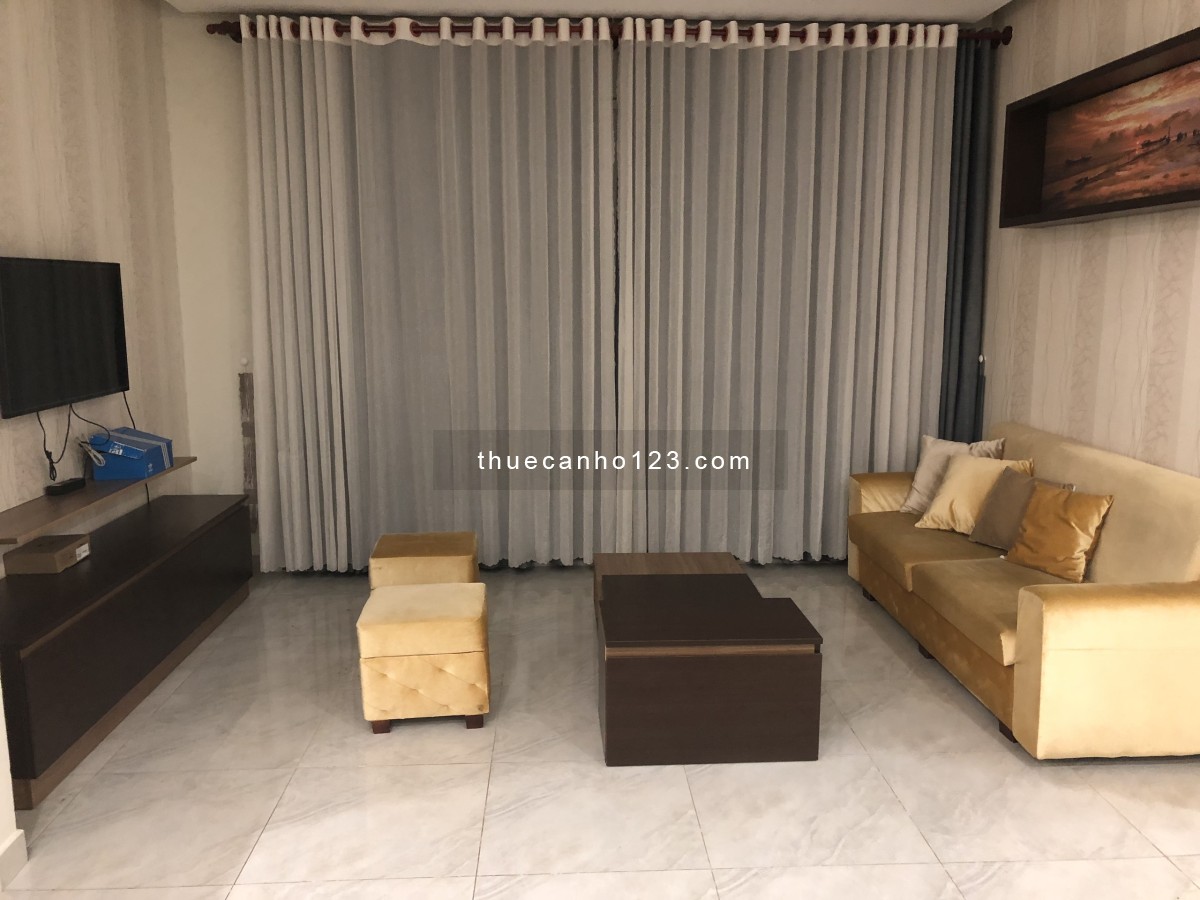 THUÊ CĂN HỘ 3 Phòng Ngủ DT 120m2 Sunny Plaza full nội thất chỉ 18 Triệu Tel 0906.887.586 Quân