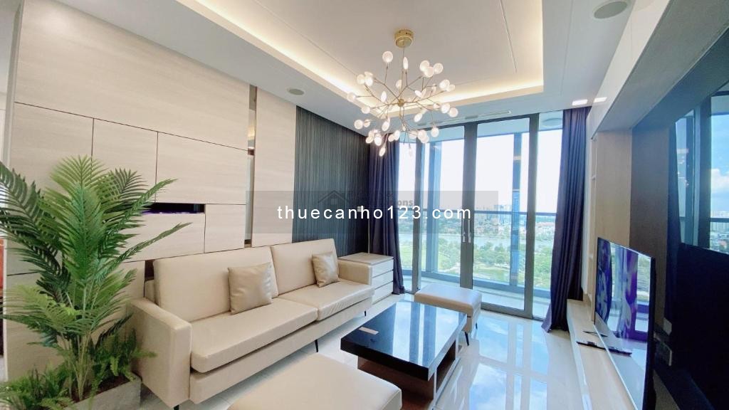 Cần cho thuê căn hộ chung cư Tản Đà Court, dt: 90m2, 2 phòng ngủ, NTCC, giá: 13 triệu/th