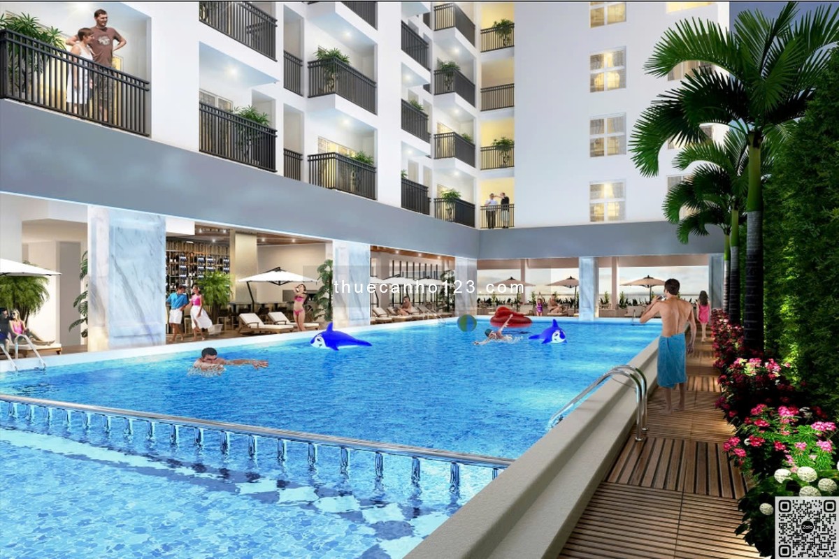 Cho thuê căn hộ cao cấp Biconsi Tower - Full nội thất view đẹp chỉ 14 triệu/ tháng