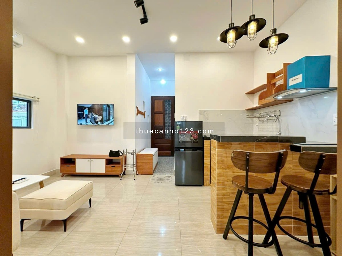 ️️Cho thuê căn hộ 2pn bancol full nội thất, máy giặt riêng rộng 60m2 ngay đối diện UBND Q.Tân Phú