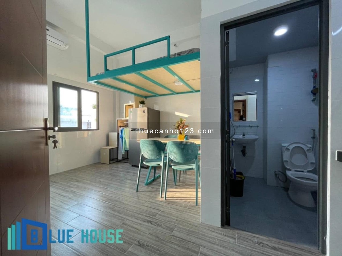 Phòng trọ bacol - Cửa sổ trời gác lớn Bàu Cát 2 - Trương Công Định trống sẵn