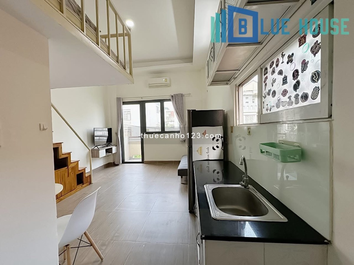 Căn hộ ban công Tân Bình, đầy đủ tiện nghi, máy giặt riêng_ngay E.town Cộng Hòa, Hoàng Hoa Thám