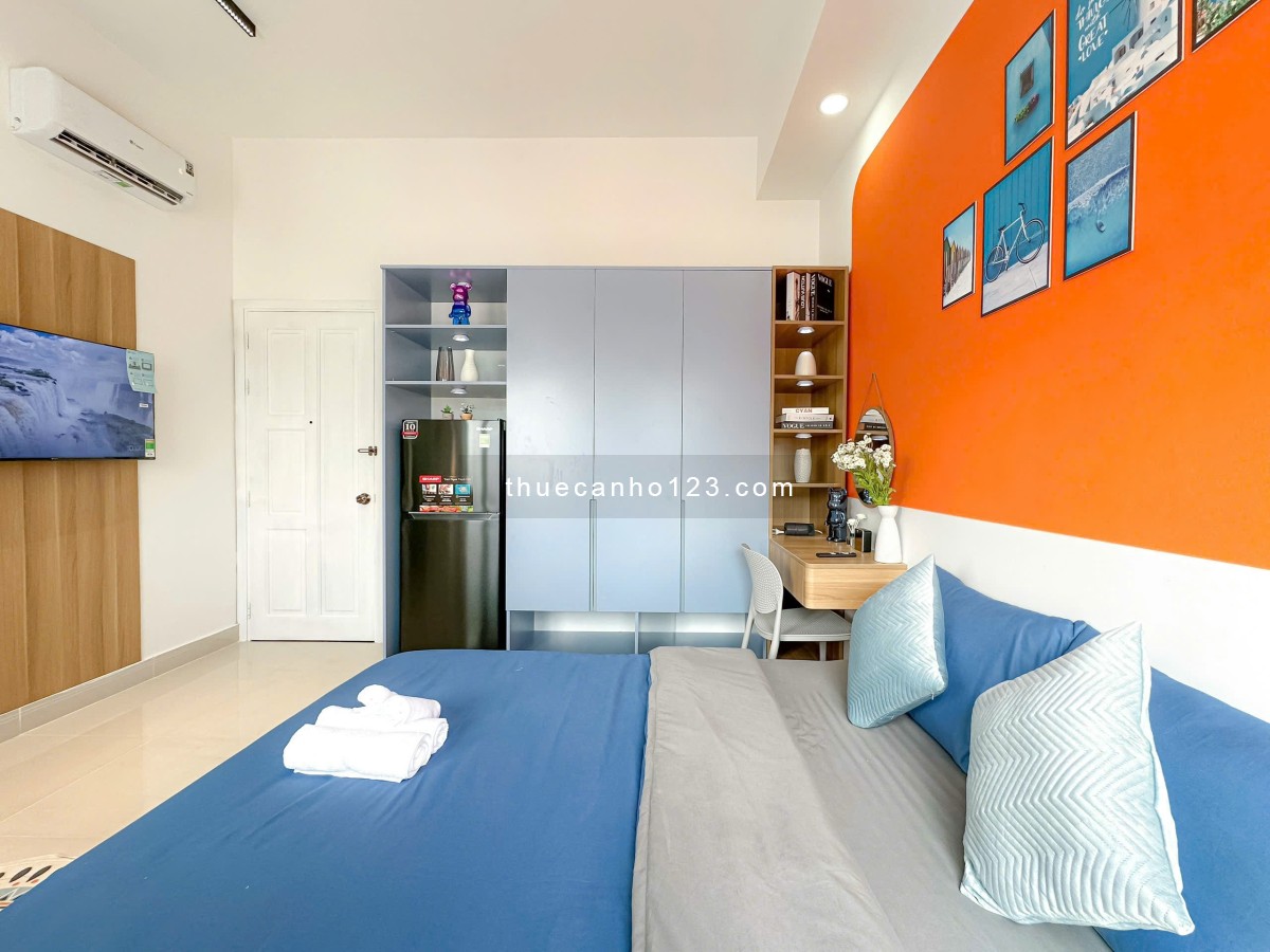 Căn Hộ Studio Siêu Xinh - Balcon & Cửa Sổ Thoáng Mát - Full nội thất cao cấp - Dương Bá Trạc, Q8