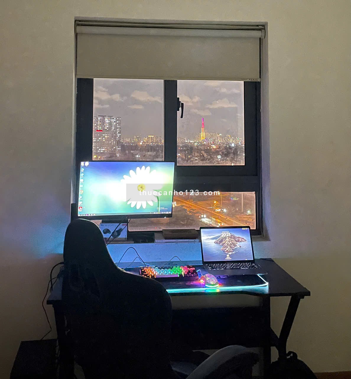 Cho thuê chung cư Stown Thủ Đức 7tr/tháng full nội thất tầng trung