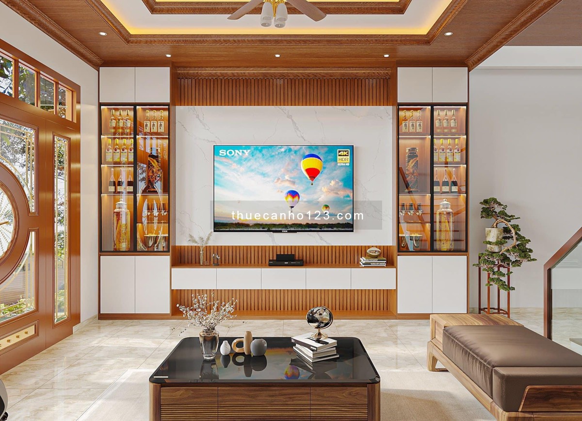 Cho thuê chung cư Licogi 13, Nhân Chính, Thanh Xuân. Căn hộ 3PN + 1 PK + 2WC. Full nội thất