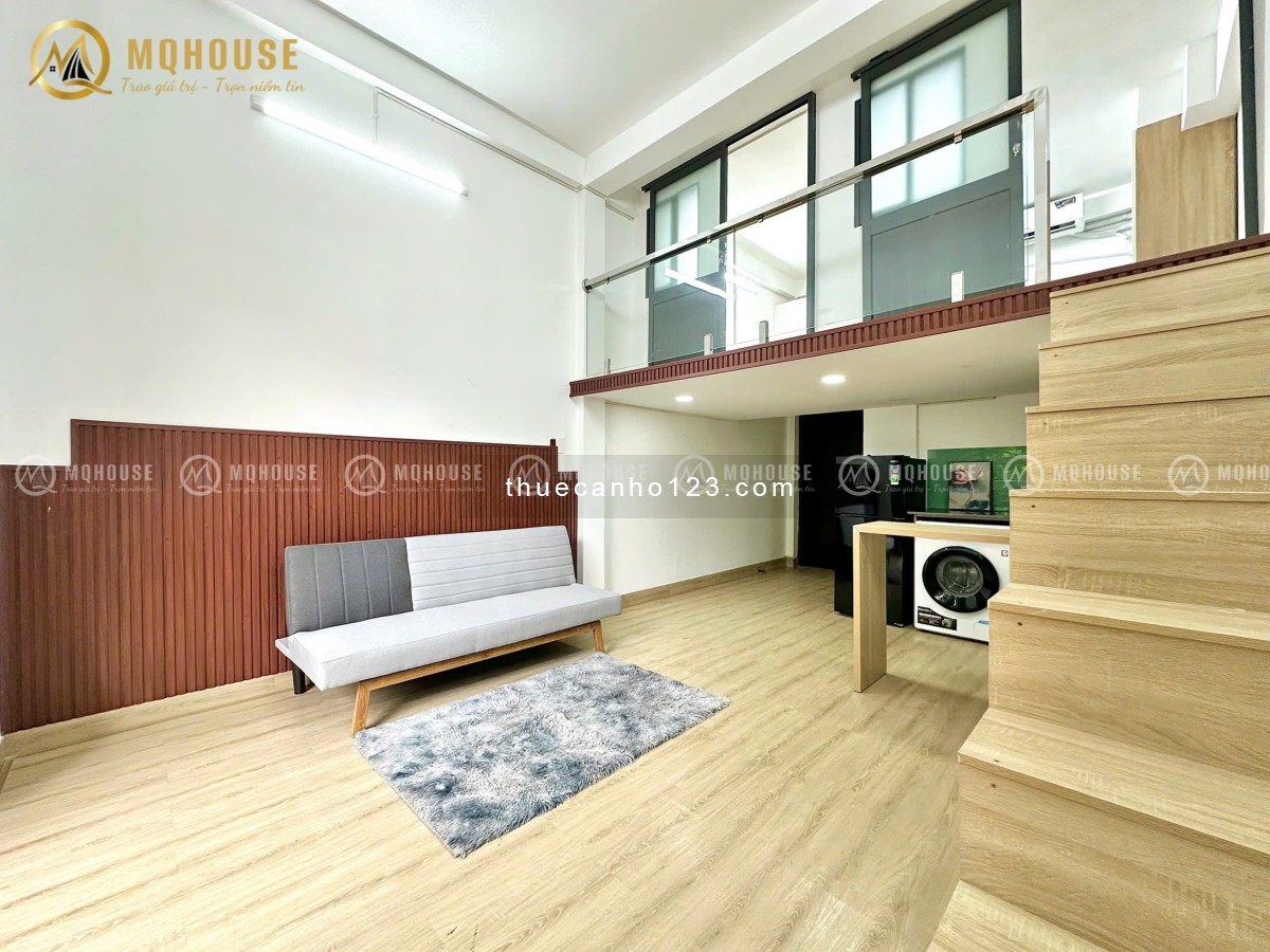 Căn hộ 2PN duplex ban công full nội thất gần Galaxy Cinema