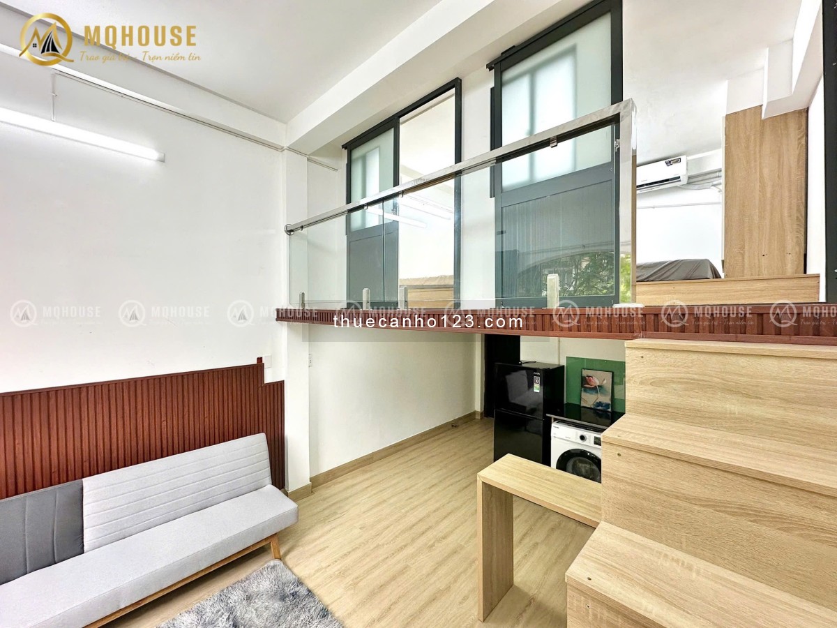 Căn hộ 2PN duplex ban công full nội thất gần Galaxy Cinema