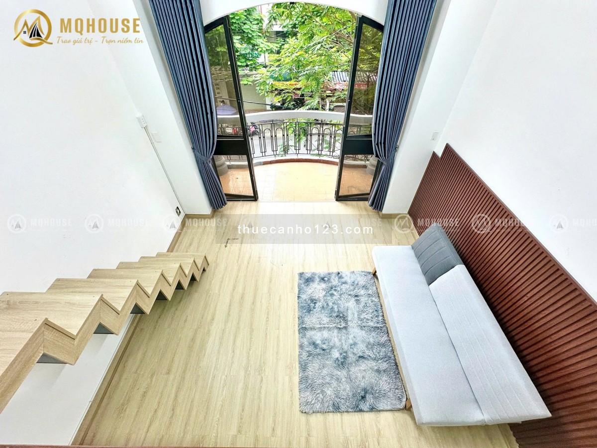 Căn hộ 2PN duplex ban công full nội thất gần Galaxy Cinema