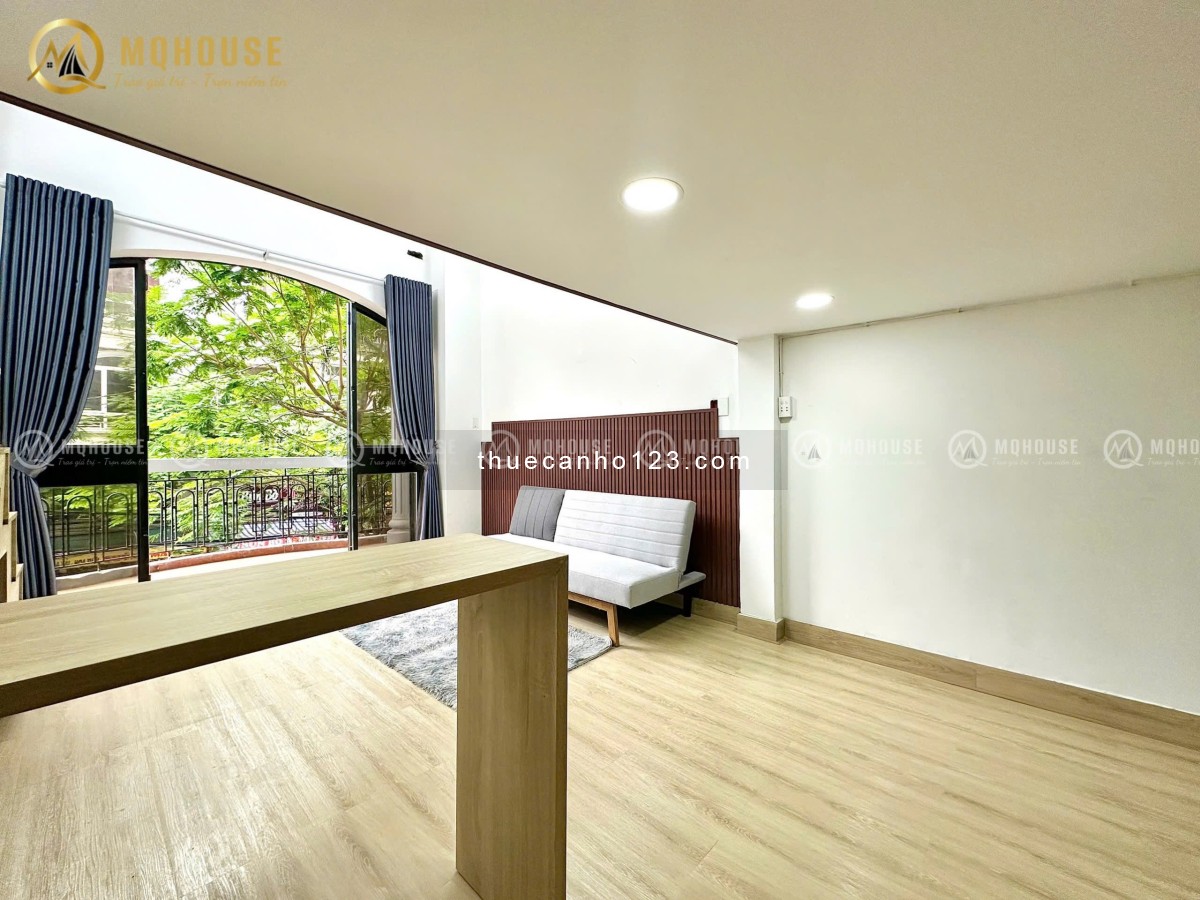 Căn hộ 2PN duplex ban công full nội thất gần Galaxy Cinema