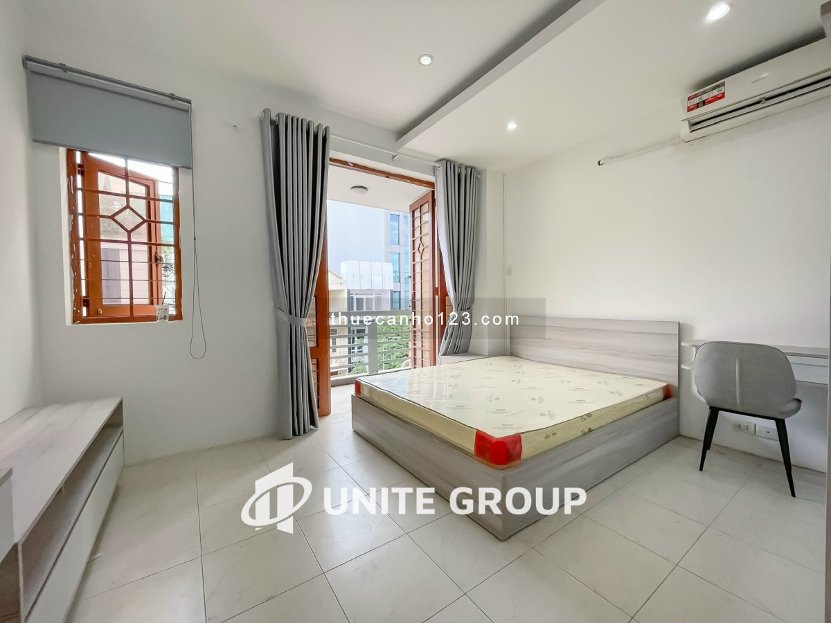 Cho thuê căn hộ full nội thất, ban công mặt tiền gần Vạn Hạnh Mall, Công Trường Dân Chủ, ĐHSP