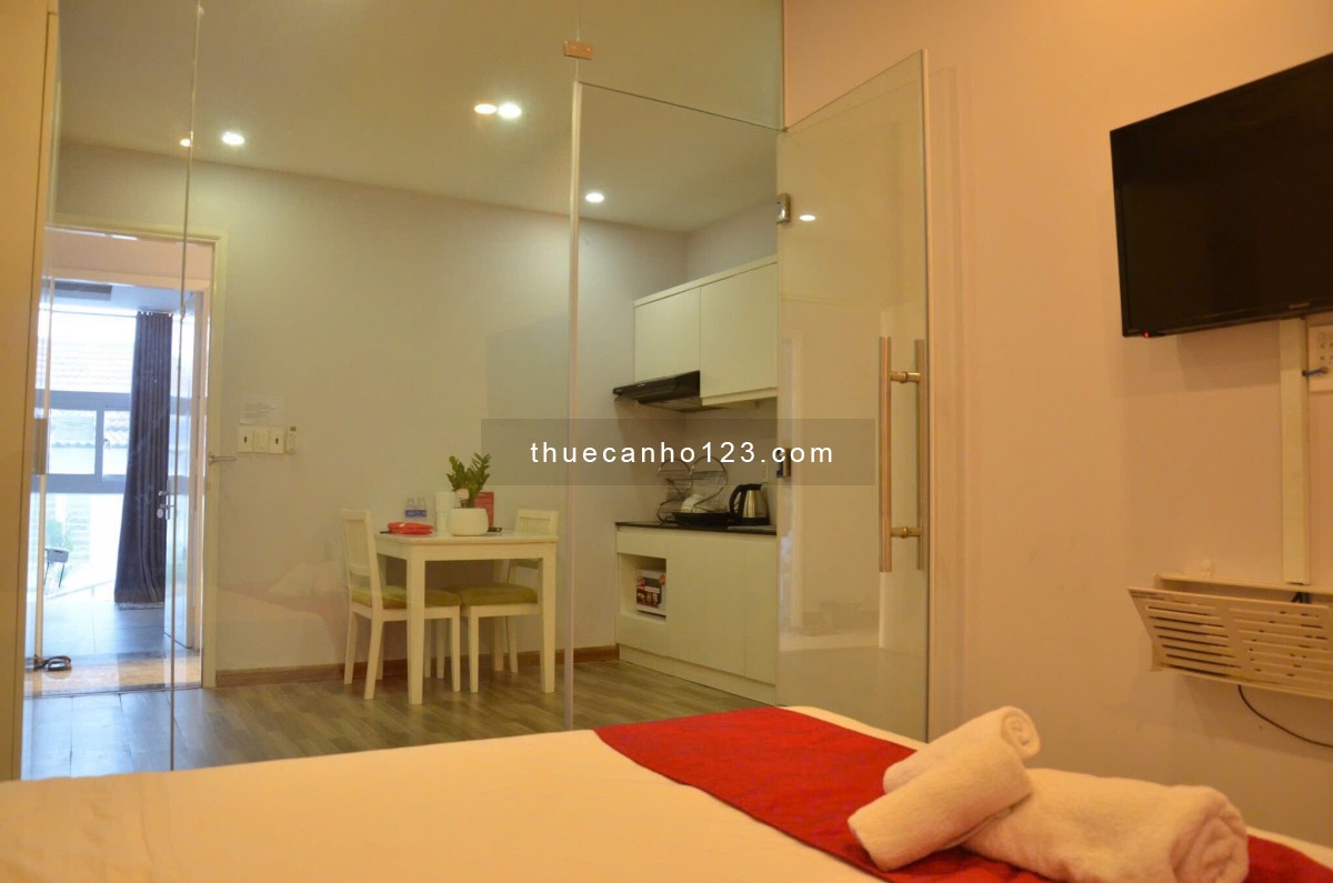 Cho thuê căn hộ 1PN cao cấp – Cửa số lớn, không gian thoáng mát – Gần công viên Tân Định