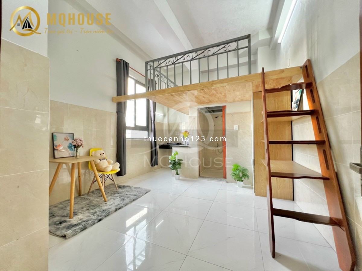 Trống sẵn ngay Lữ Gia - Gác cao 1m7 - Cửa sổ thoáng - Bếp tách riêng