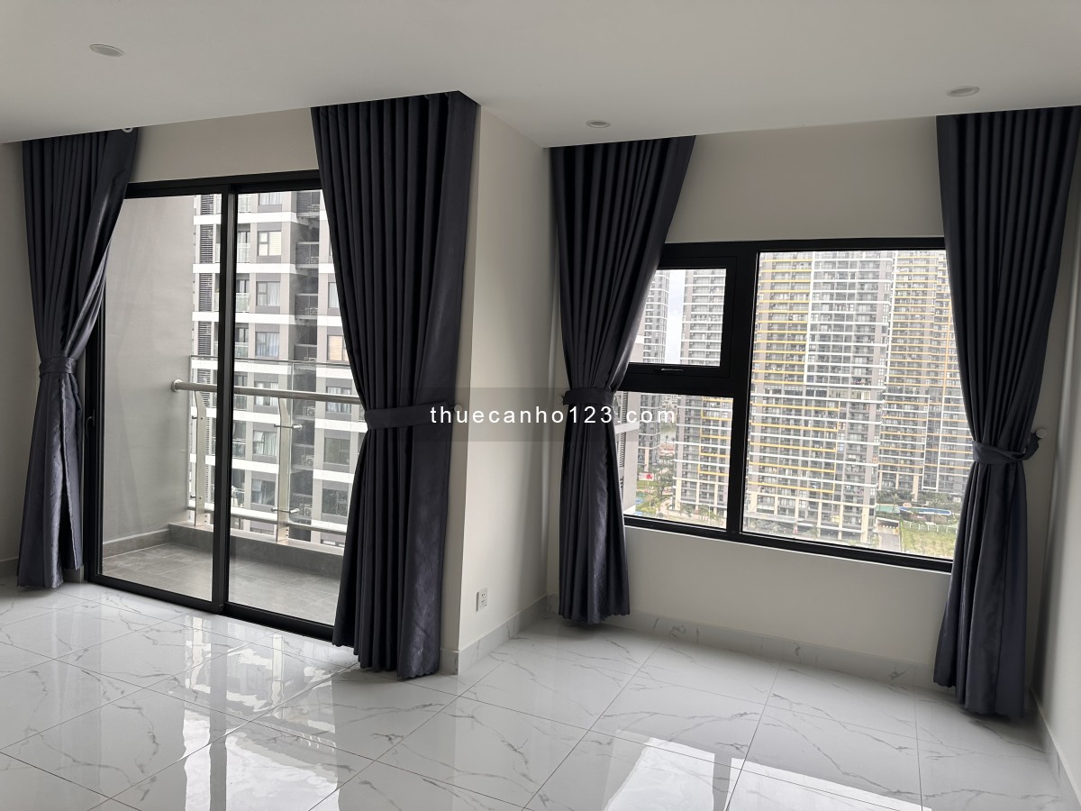 Cho thuê căn hộ 2PN+, nội thất bếp rèm đầy đủ, nhà mới