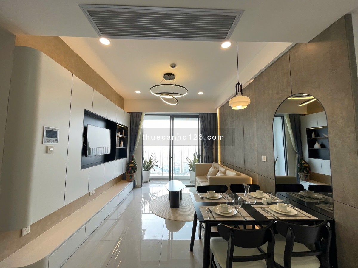 Cho thuê căn hộ Masteri An Phú Q2, 2PN, nhà mới đẹp hiện đại, lầu cao view mát. Giá 16.5tr/th